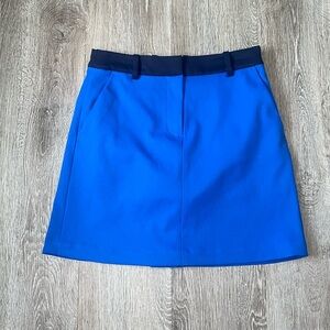 Tory Sport blue navy colorblock skirt skort size xs active tennis skirt